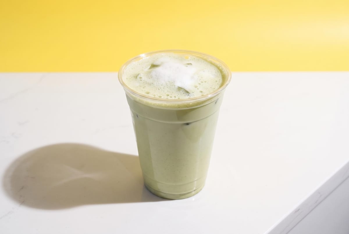 Matcha and Almond Milk Latte