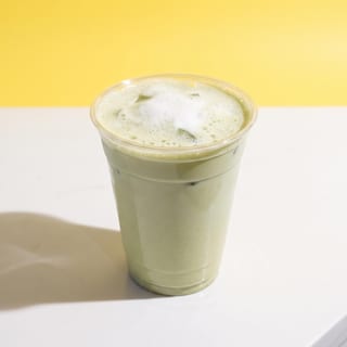 Matcha and Almond Milk Latte